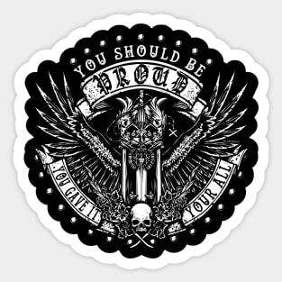 Gladiolus - Shield's Pride Sticker